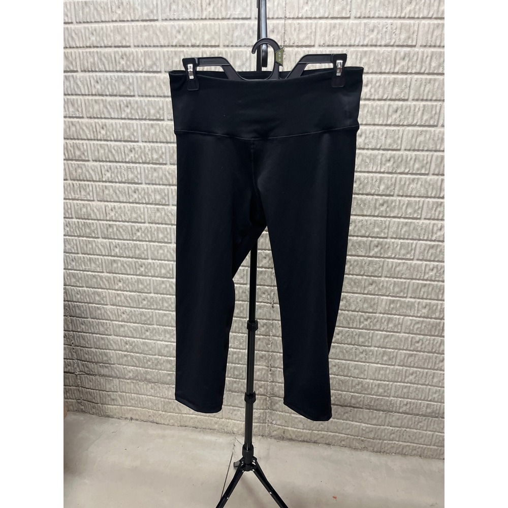 Old Navy Active Elevate Legging Black Go-Dry Cropped Athletic Pants Womens Large